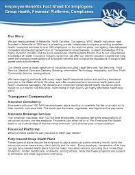 Employee Benefits Fact Sheet For Employers Employee Benefit Fact Sheet Employee