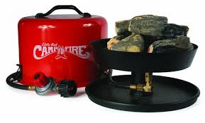 It's just the right size for intimate patio groupings. Little Red Fire Pit Review Camco 58031 Little Red Campfire Portable Propane Camp Fire Outdoor Fire Pits Fireplaces Grills