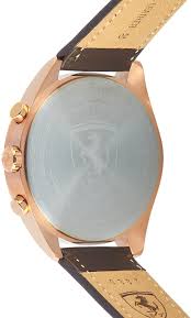 Details zu ferrari abetone quartz movement black dial men's watch 830503. Amazon Com Scuderia Ferrari Mens Abetone Brown Leather Strap White Dial 0830504 Clothing Shoes Jewelry