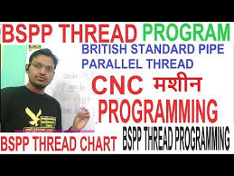 Cnc Programming Bspp Thread Program Bspp Threading
