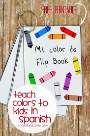 Free interactive exercises to practice online or download as pdf to print. Teach Colors To Kids In Spanish Flip Book