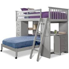 Bailey dark tone storage bunk bed $ 749.95 $16/month with 60 months financing * free shipping. Flynn Loft Bed With Desk And Chest Value City Furniture And Mattresses Twin Loft Bed Loft Bed Bunk Bed With Desk