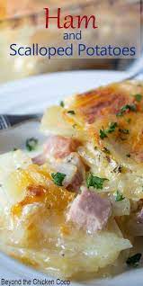 Ham And Scalloped Potatoes Recipe Scalloped Potatoes And Ham Ham And Potato Recipes Leftover Ham Recipes