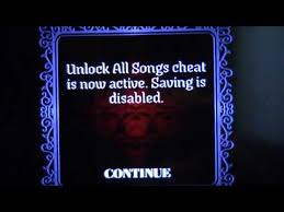 I have ps3 with the original rock band disc ,no guitar.no drums, only a mic.is there a way to unlock all songs with just the mic available. Cheat Code Band 10 2021