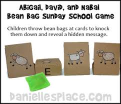 It's perfect for sunday school or kids chur… Abigail Bible Lesson Bible Crafts And Bible Games For Children