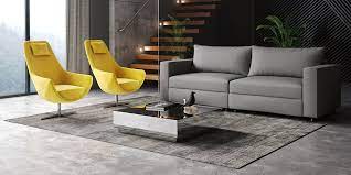 Edison 2 Seater Sofa Gray Interior Design Contemporary Chairs Modani Furniture