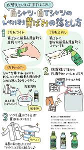 白シャツ 白tシャツのレベル別黄ばみの落とし方 お掃除の裏技 ハウスキーピング 生活の裏技