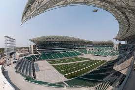 The 56th annual labour day classic, presented by mosaic. Concrete Poured And Seats Installed New Stadium For Saskatchewan Roughriders 680 News