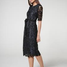 Leigh Blue Black Dress Clothing L K Bennett Summer Dress Outfits Lacy Black Dress Black Dress Outfits