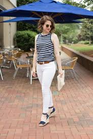 Black And White Striped Tank Top Outfit Instant Summer Classic A Striped Tank Top Simply Fashion