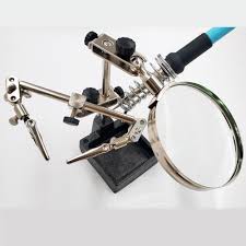 4.2 out of 5 stars (8) total ratings 8, $18.32 new. Hobby Craft Stand With Clamp And Alligator Clips Magnifying Glass For Welding Model Making Etc Hunterbee Led Light Helping Hands Magnifier Station Repair Soldering Stations Soldering Equipment Semo Es