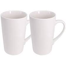 Belinlen 2 Pack 16 Oz Coffee Cup Simple Pure White Ceramic Cup Plain Large Tall White Ceramic Milk Tea Coffee Mug Wit Coffee Mugs Ceramic Cups Coffee Cups