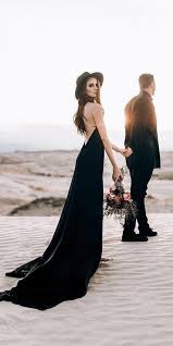 33 Beautiful Black Wedding Dresses That Will Strike Your Fancy Wedding Dresses Guide Black Wedding Gowns Fancy Wedding Dresses Gothic Wedding Dress