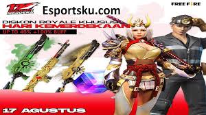 Free fire menargetkan hingga 17 juta token terkumpul yang kemudian akan didonasikan. Event Diskon Luck Royale Ff Spesial Kemerdekaan Free Fire Esportsku