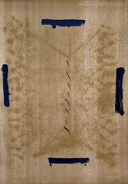 6 februar 2012 in barcelona. Antoni Tapies Quatre Traces Noires 1963