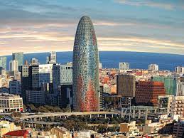 Toute l'actualité du fc barcelone. Tour Agbar Barcelone Texture Painting Tower Reflection And Refraction
