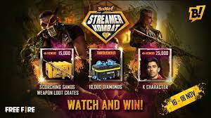 The original concept of free fire allows 50 free. Freefire Announces Two Online Events