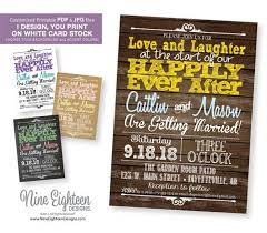 Wedding Invitation Love Laughter Happily Ever After Wedding Invitations Accent Colors Invitations