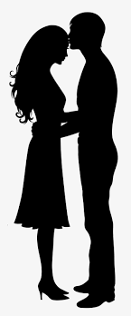 Couple Silhouette Figures Png And Clipart Silhouette Painting Couple Silhouette Silhouette Art