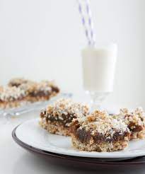 No Bake Paleo Vegan Date Squares Recipe Raw Vegan Desserts Raw Desserts Vegan Desserts
