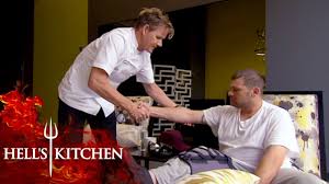 In hell's kitchen, it's not enough to cook well; Steve Is Forced To Leave Hell S Kitchen Due To An Injury Hell S Kitchen Youtube