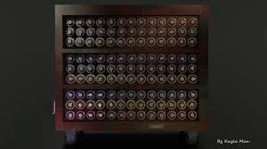 A turing machine is a mathematical model of computation that defines an abstract machine that manipulates symbols on a strip of tape according to a table of rules. Artstation Alan Turing S Enigma Bombe Machine Kayla Man