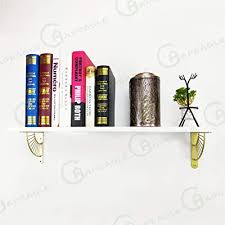 Wall display dimensions for each shelf are 24 inches wide by 4 inches deep by 4 inches high. Buy Apeagle Shelf Brackets Support For Floating Shelves Angle L Heavy Duty Metal Supporting Wall Mounting Wood Shelving Gold Color Wood Not Included 5 9 Inches Online In Turkey B08gyptxsf