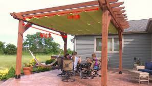 Wire Hung Canopy Calculator By Sailrite Patio Shade Pergola Portable Gazebo
