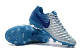 Botas De Nike Tiempo Legend 7 Fg Acc Metal Azul Nike Cleats Girls Football Boots Soccer Shoes
