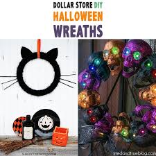 This buying guide for halloween wreaths has been put together to show you the best researched and reviewed wreaths to help you stay festive and stylish this halloween. Dollar Store Diy Halloween Wreaths The Cottage Market