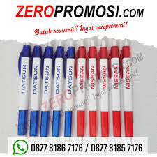 Pena Pulpen Promosi Carinex Segiempat Pulpen Pena Ungu