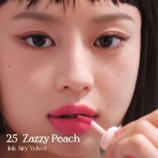 Amazon.com : Peripera Ink Airy Velvet Lip Tint, Liquid Lip (0.14 fl oz, 025  ZAZZY PEACH) : Beauty & Personal Care