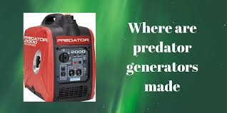 That does mean that you'll need more fuel for the predator 9000 since it consumes unleaded gasoline at a on the control panels of the predator 9000 and 8750 generators are several outlets Where Are Predator Generators Made Information Generators Zone