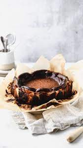 One bite and you'll go in for more. Basque Burnt Cheesecake No Fail Cheesecake Recipe Cheesecake Recipes Food