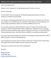 Writing An Email Cover Letter Sample 5 Expert Tips