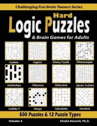 There are two different ways to write a book. Hard Logic Puzzles Brain Games For Adults By Khalid Alzamili As Book Paperback From Tales