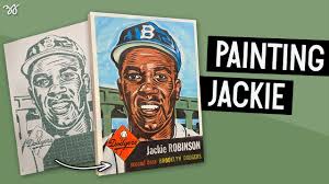 Painting Jackie Robinson Commission Youtube Select from 35418 printable crafts of cartoons, nature, animals, bible and many more. youtube