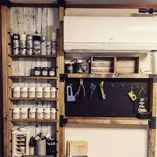 棚 男前インテリア 壁面収納 ディアウォール 金具 などのインテリア実例 2017 03 15 06 57 51 roomclip ルームクリップ インテリア 収納 ワトコオイル 男前インテリア