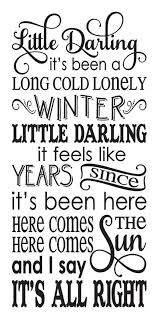 Black Beatles In The City Lyrics Spring Summer Stencil Here Comes The Sun Large Etsy Beatles Lyrics Beatles Quotes Lyrics To Live By