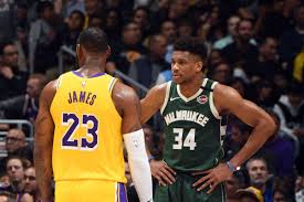 Giannis antetokounmpo is setting records off the court after being named the nba's most valuable player for the second straight season. All Nba Team Selections 2020 Lebron James Giannis Antetokounmpo Make First Team Unanimously Draftkings Nation