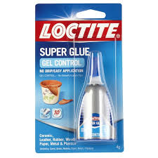 Super glue is specially designed to form strong bonds on materials such as metal, ceramic, leather, rubber, vinyl, some plastics and many similar surfaces. Loctite Gel Control Super Glue Michaels