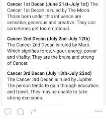 Definitely 1st Astrology Cancer Cancer Zodiac Facts Zodiac Signs Cancer