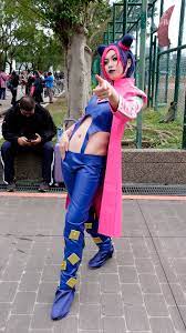 Файл:Cosplayer of Jolyne Cujoh, JoJos Bizarre Adventure Part 6 at CWT41  20151212.jpg — Википедия