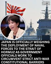 Japan - Japan is preparing to send military forces to the Middle East  despite pacifist laws. The Japanese government has officially started  reviewing the legal framework required to deploy the Self-Defense Forces