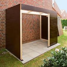 Construye Tu Cobertizo Para Bicicletas Instrucciones Con Blueprint Gartenhaus Bicicletas Blueprint Cober Backyard Sheds Backyard Shed Garden Shed Diy