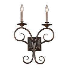 Old world candle wall sconces. Elk Lighting 15040 2 Gloucester Traditional Candle Wall Sconce Elk 15040 2