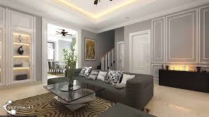 Rumah bukanlah hunian belaka, tapi juga sebuah simbol dari status anda. Desain Interior Rumah Klasik Modern Mr Husni Medan Vector 41