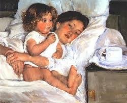 Breakfast in Bed, 1897 - Mary Cassatt - WikiArt.org