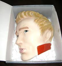 Vintage James Dean Clay Art Hollywood Mask, Elegant, Lifelike, Glamorous,  *USA