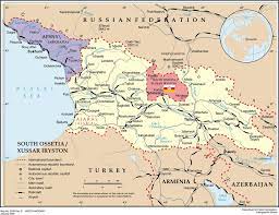 Mapa hoteli w obszarze gruzji: Mapy Gruzji Abchazji I Osetii Pld Rosja Ukraina I Kraje B Zsrr